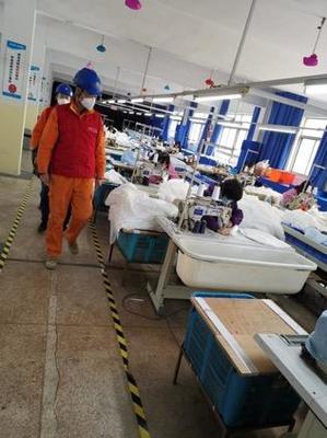 紅船黨員服務隊全力保障防護用品企業加快生產